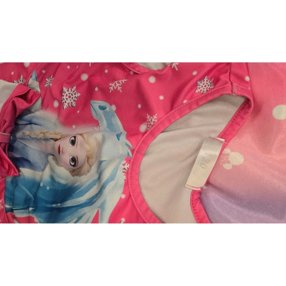 Disney Frozen Elsa Anna Minnie Mouse Nightgown Dress Lot 3pc Girls Size 6 6X 120